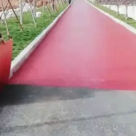 石柱​ 彩色路面喷涂翻新是一种低成本